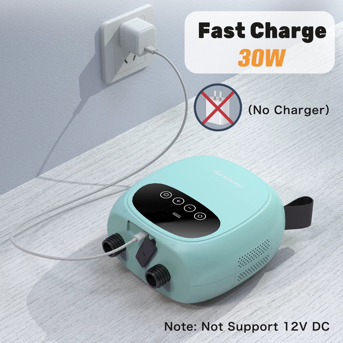 Electric 20 PSI SUP Pump With 38.48Wh Battery Paddle