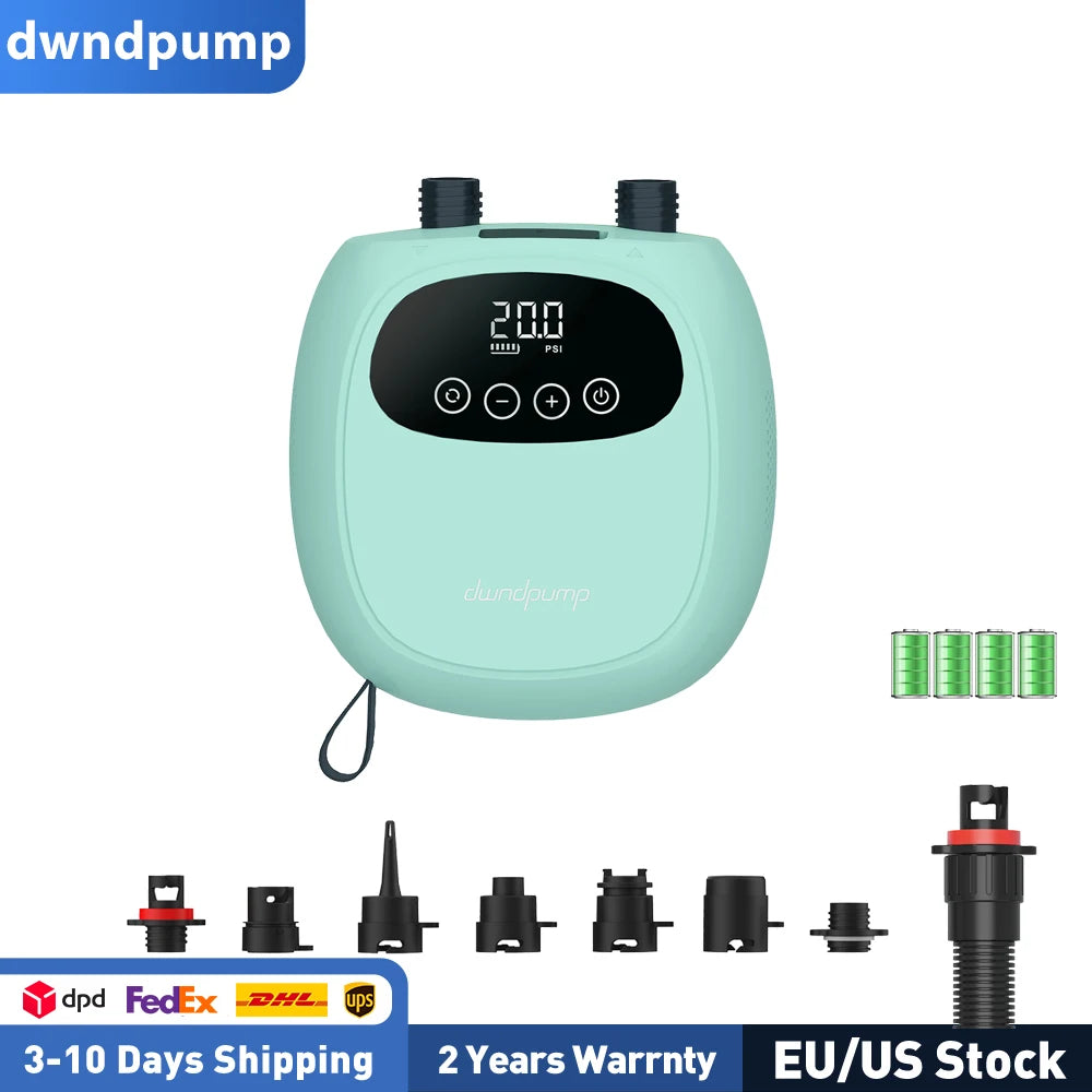 Electric 20 PSI SUP Pump With 38.48Wh Battery Paddle