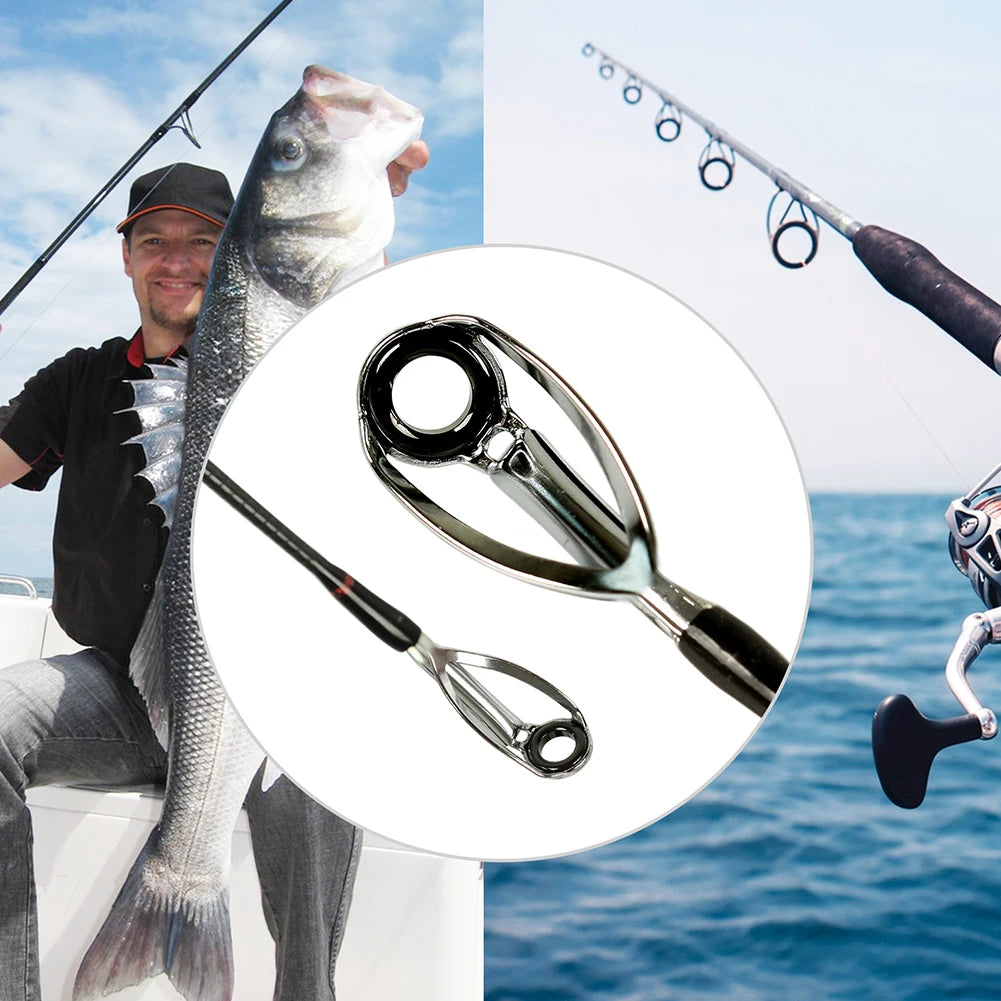 Stainless Steel Top Tip Ring Guides for Fishing Rods
