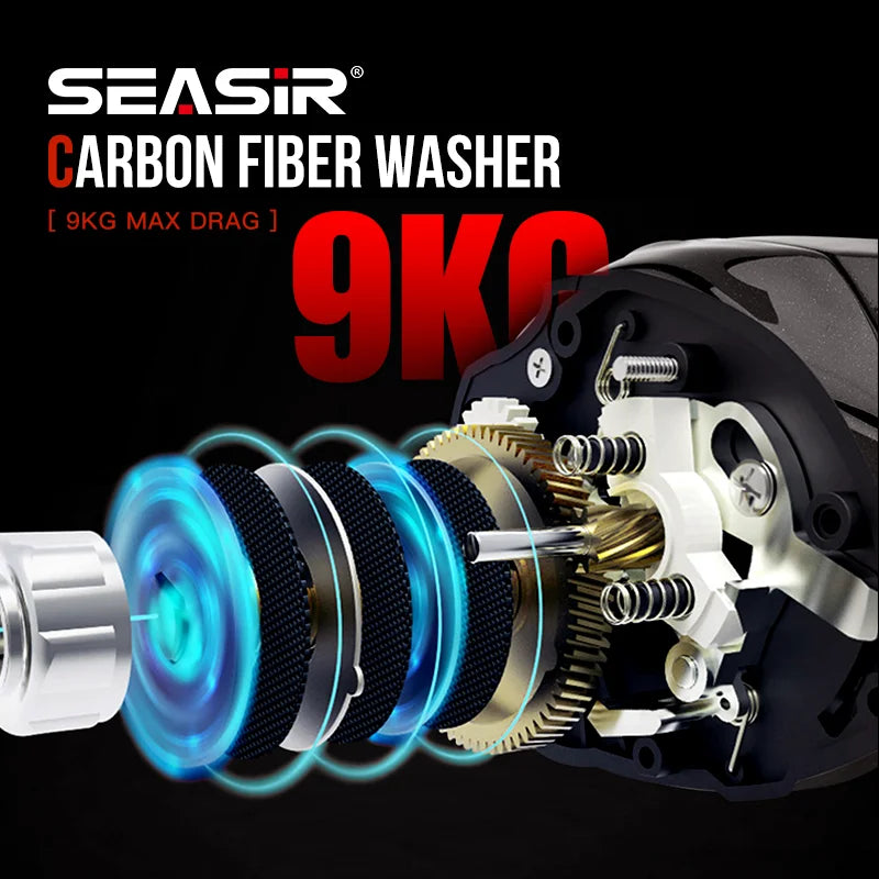 SeaSir Cast X2 Baitcasting Reel 7.3 to 1 Gear Ratio