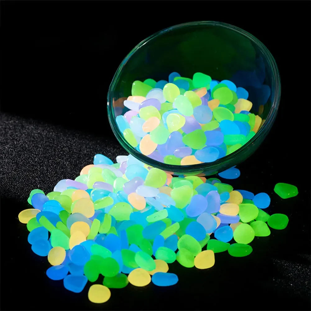 Glow In The Dark Pebbles for Aquarium Fish Tank Decor