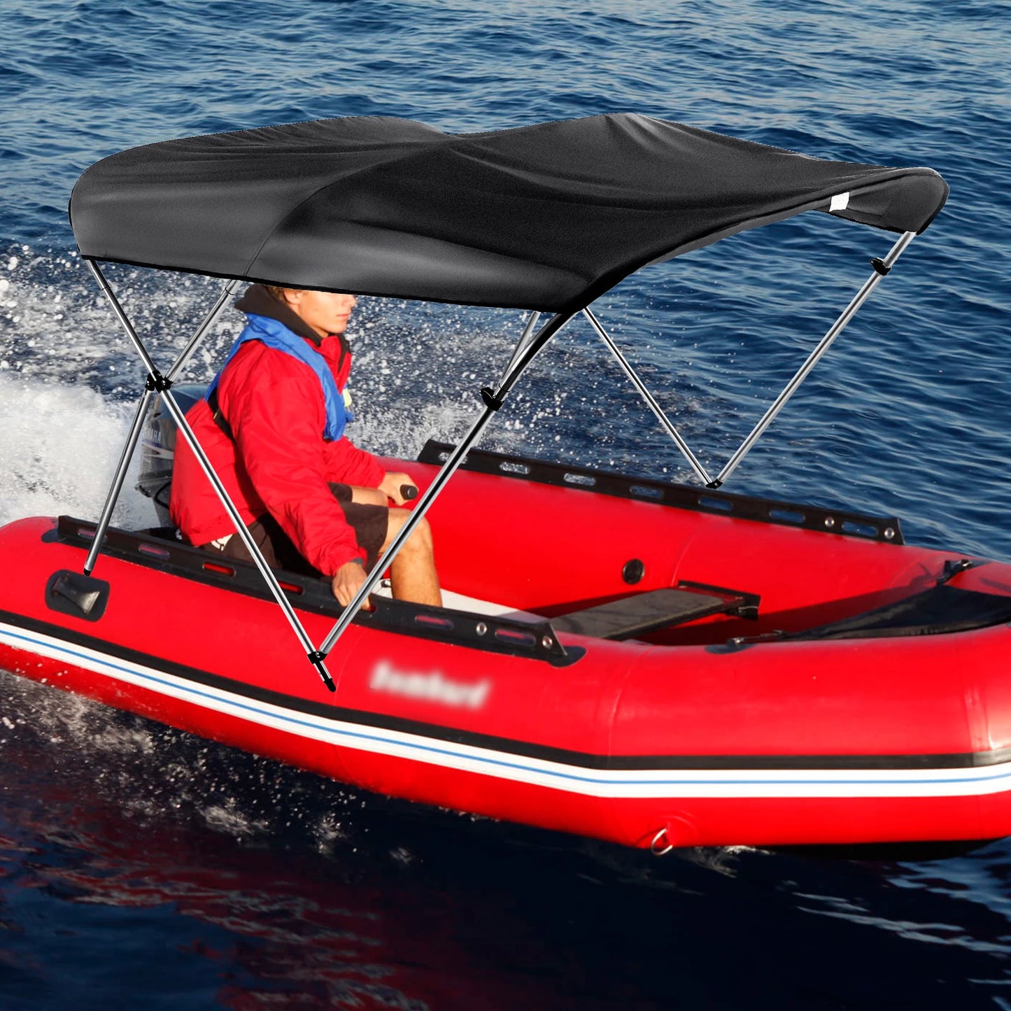 Yacht Sunshade Top Cover With Aluminum Alloy Frame 600D