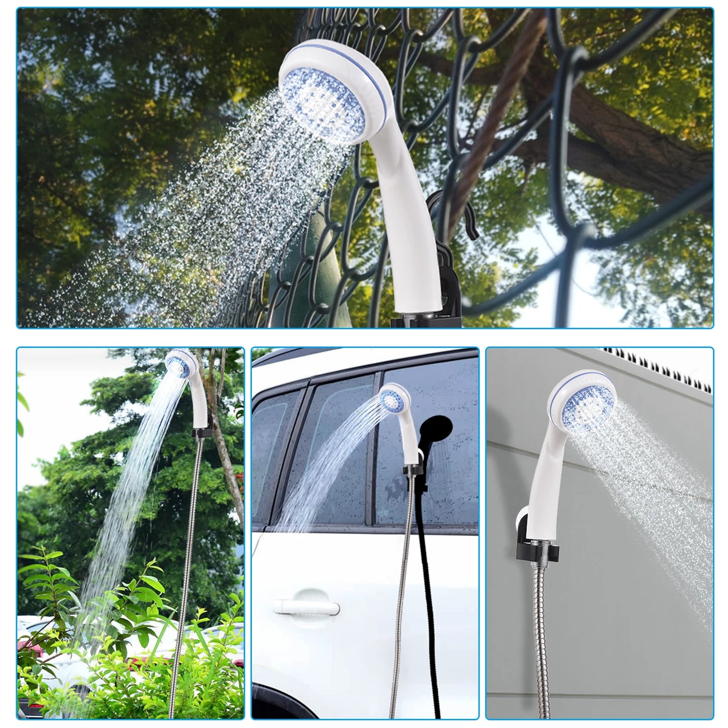DOACT Electric Portable Shower Pump For Camping Car Washing