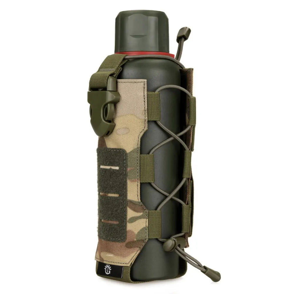 Outdoor Tactical MOLLE Nylon Water Bottle Holder Camping Hiking Mountaineering Pouch Bags