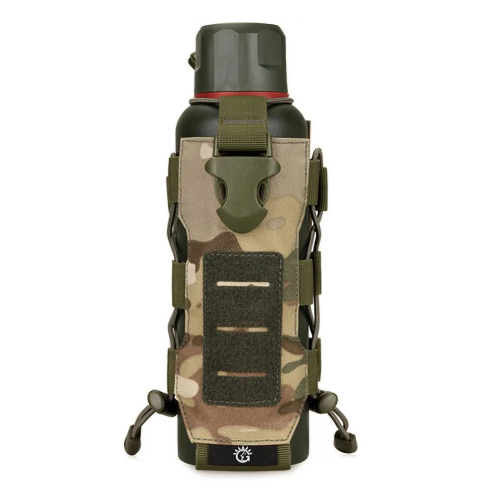 Outdoor Tactical MOLLE Nylon Water Bottle Holder Camping Hiking Mountaineering Pouch Bags