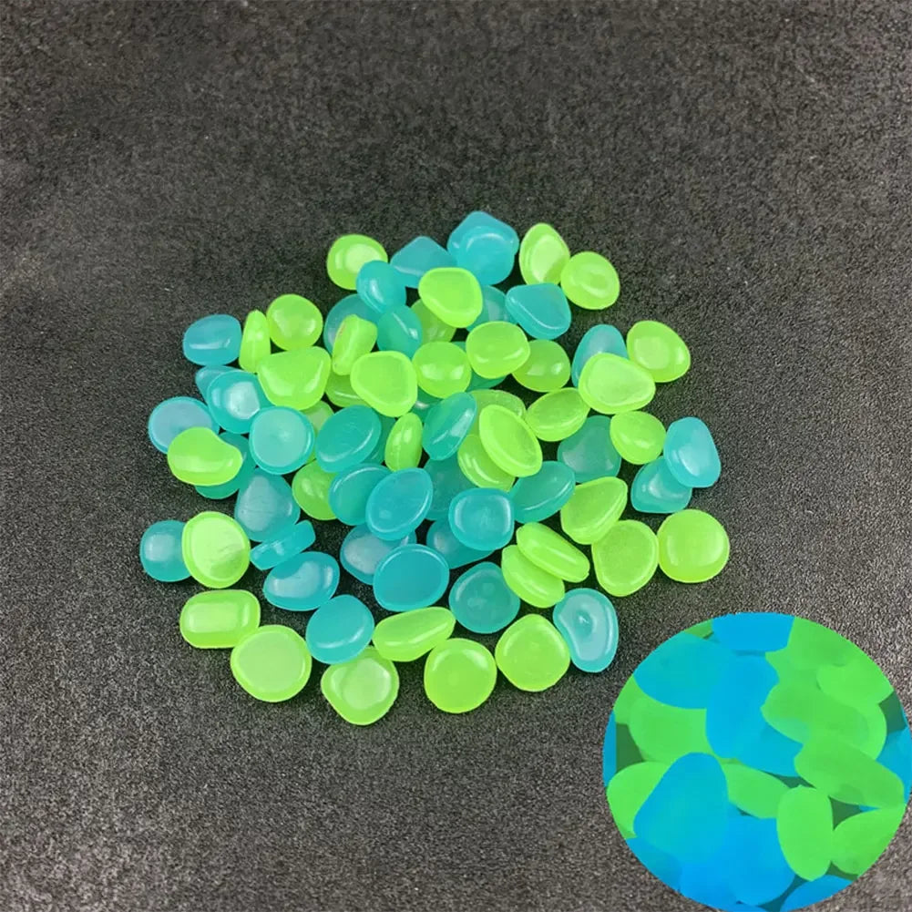 Glow In The Dark Pebbles for Aquarium Fish Tank Decor