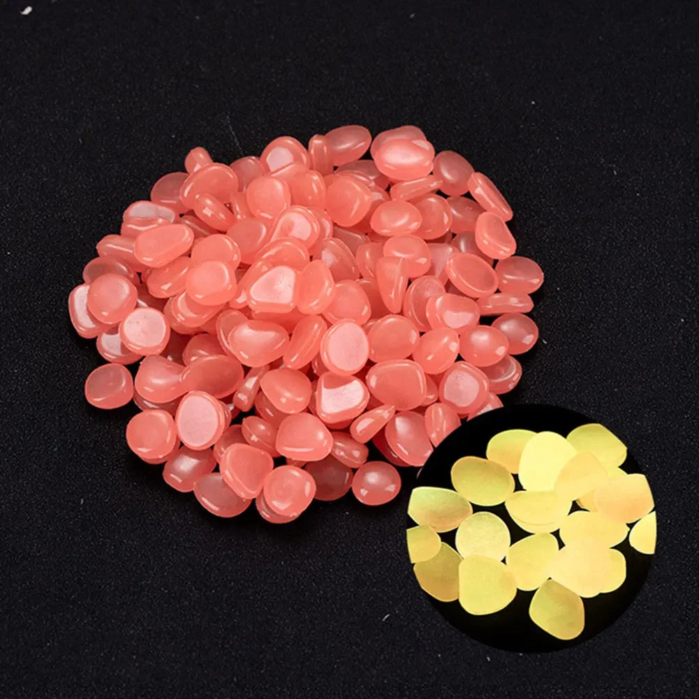Glow In The Dark Pebbles for Aquarium Fish Tank Decor