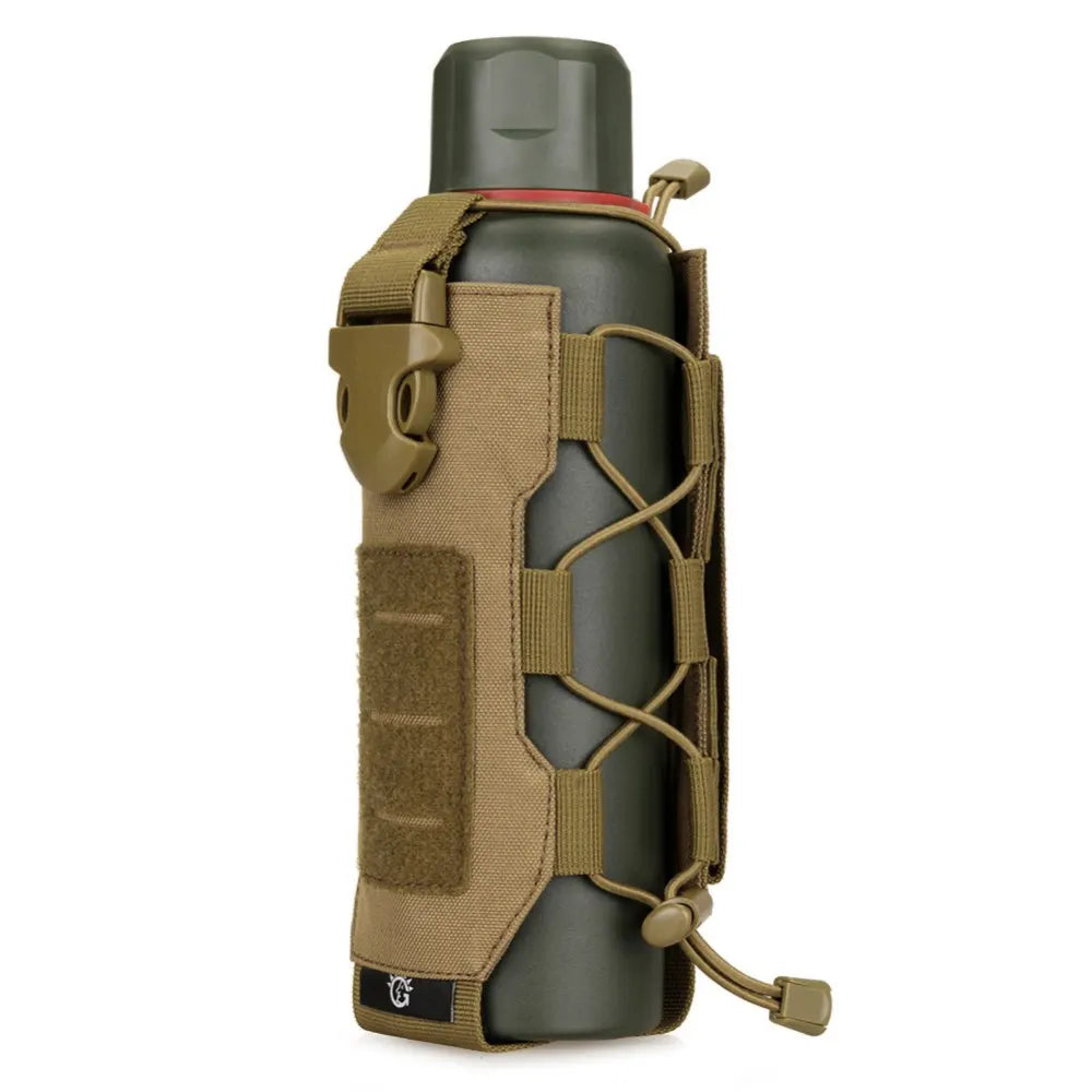 Outdoor Tactical MOLLE Nylon Water Bottle Holder Camping Hiking Mountaineering Pouch Bags