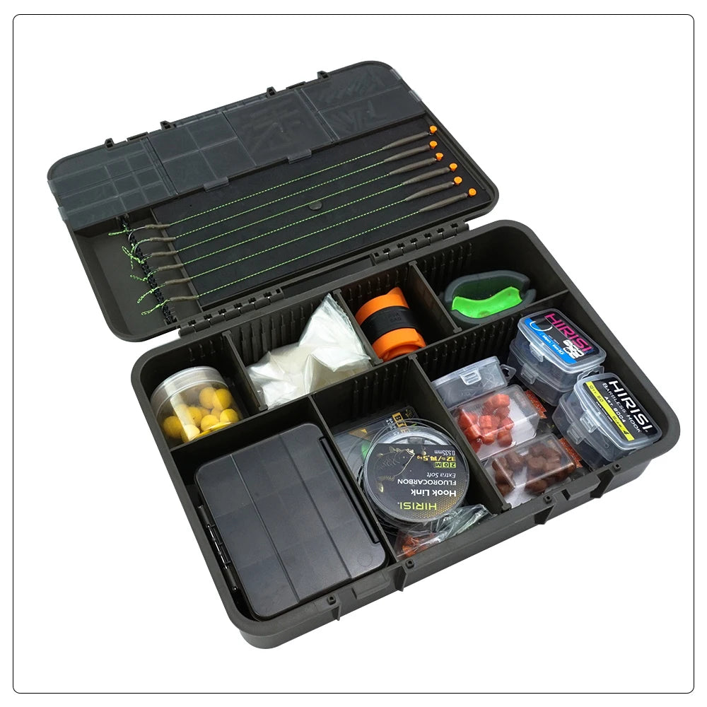 Hirisi Carp Fishing Box Portable Multipurpose Tackle Organizer