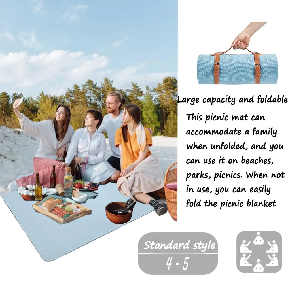 Picnic Outdoor Blankets Extra Large Waterproof Portable Camping Blanket