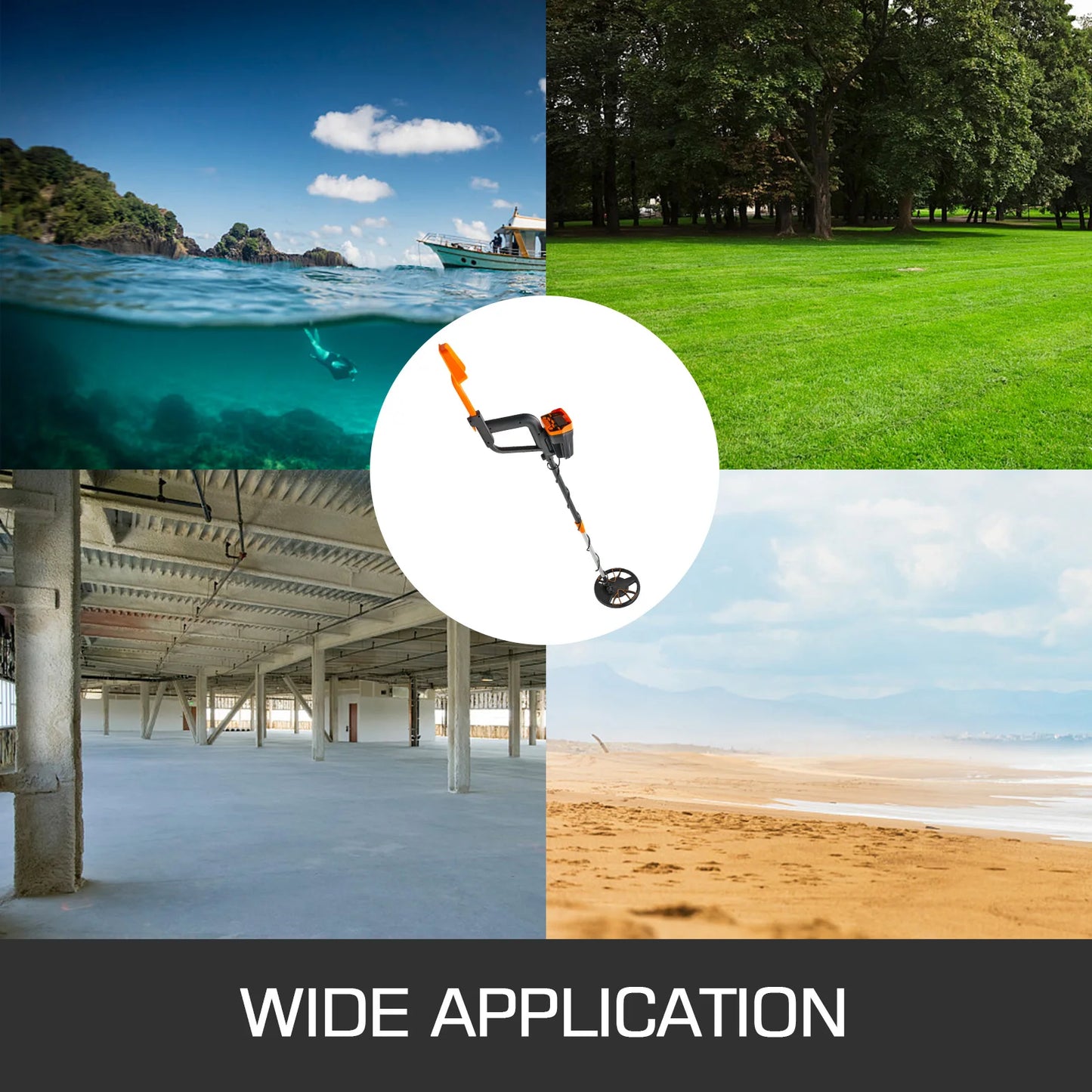 SucceBuy Metal Detector Waterproof Underwater High Accuracy