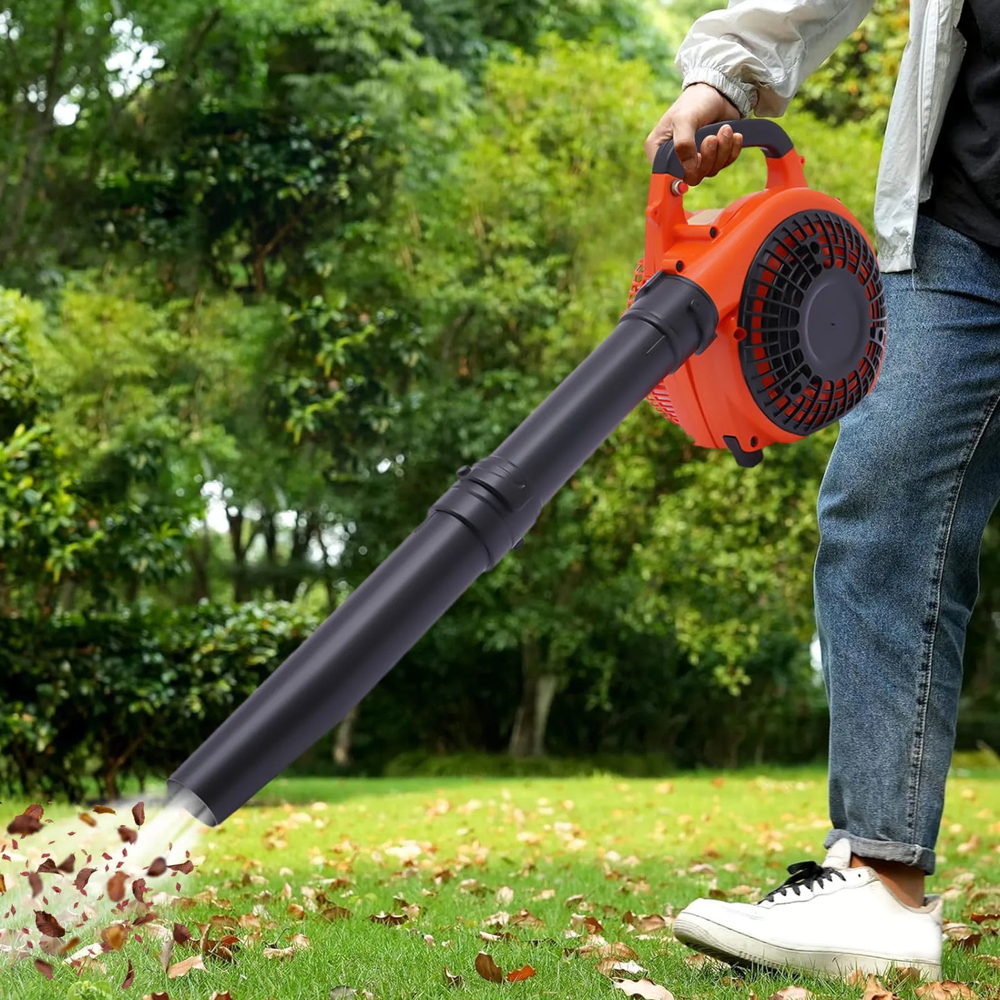 Gas Leaf Blower 25.4cc 2 Stroke Commercial Handheld Tool