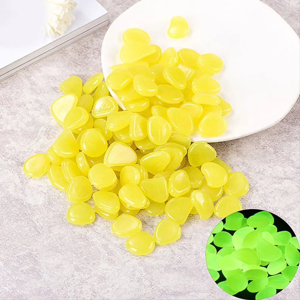 Glow In The Dark Pebbles for Aquarium Fish Tank Decor
