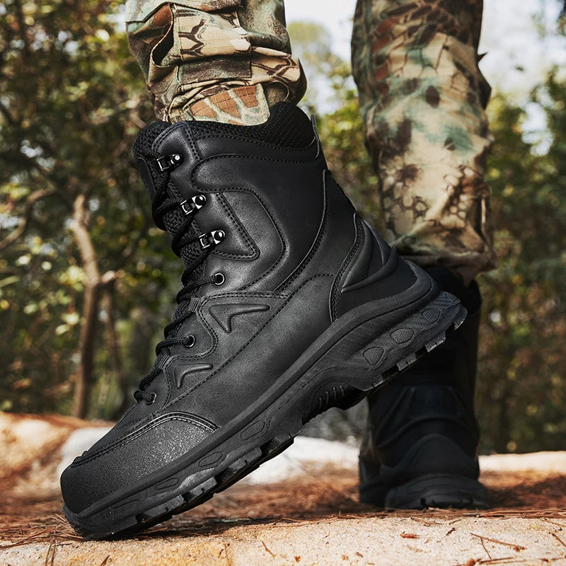 Men's Hiking Boots Outdoor Combat Walking Tactical Casual Boots