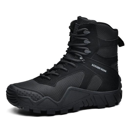 Men's Waterproof Hiking Boots - Lightweight Outdoor Work Boots