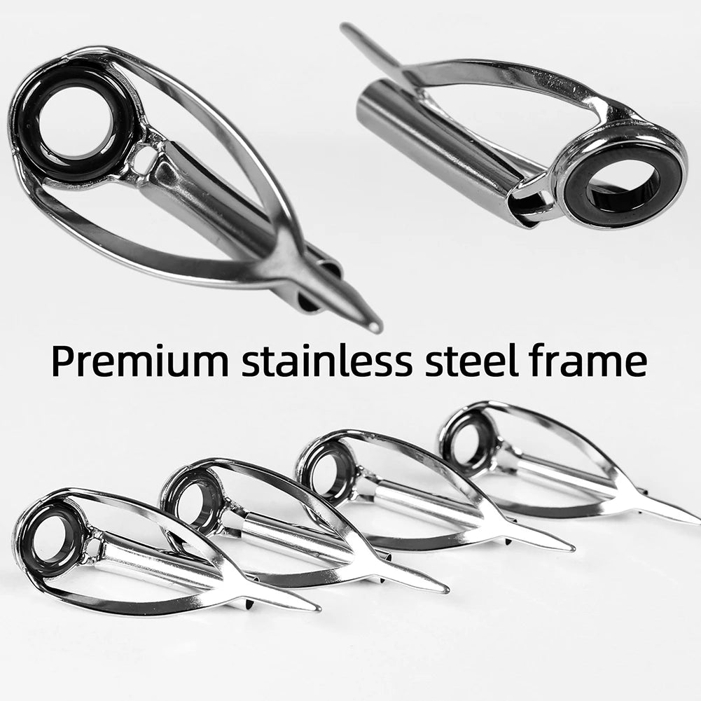 Stainless Steel Top Tip Ring Guides for Fishing Rods