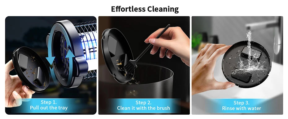 Outdoor Bug Zapper Minimoon Dual LED 4200V 15W IPX4 Trap