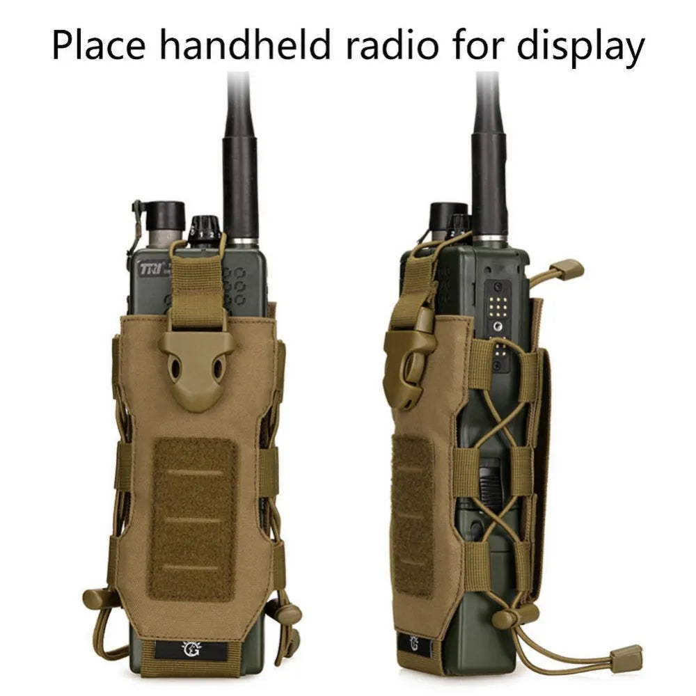 Outdoor Tactical MOLLE Nylon Water Bottle Holder Camping Hiking Mountaineering Pouch Bags