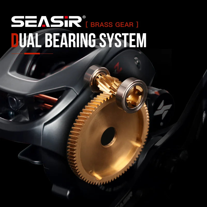 SeaSir Cast X2 Baitcasting Reel 7.3 to 1 Gear Ratio