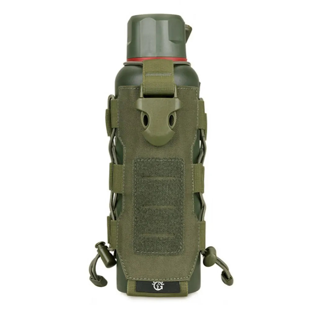 Outdoor Tactical MOLLE Nylon Water Bottle Holder Camping Hiking Mountaineering Pouch Bags