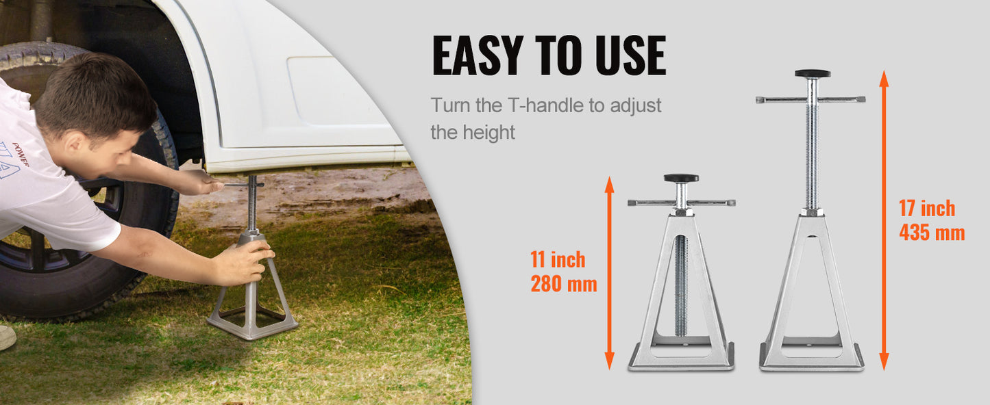 SucceBuy RV Stabilizer Jacks 4 Pack Aluminum Leveling Jacks