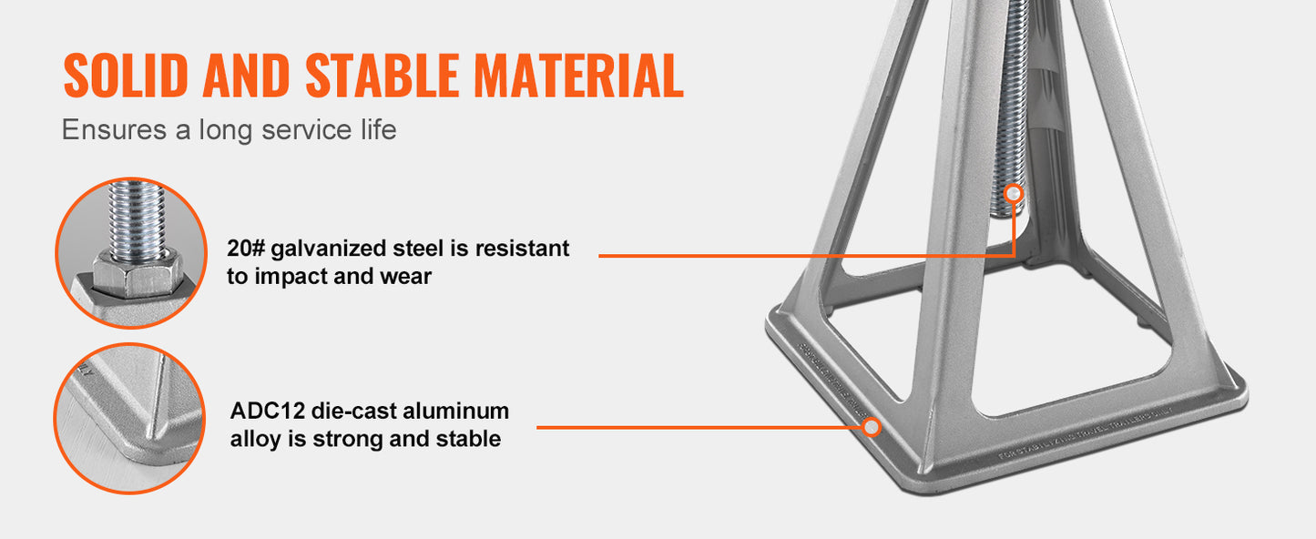 SucceBuy RV Stabilizer Jacks 4 Pack Aluminum Leveling Jacks